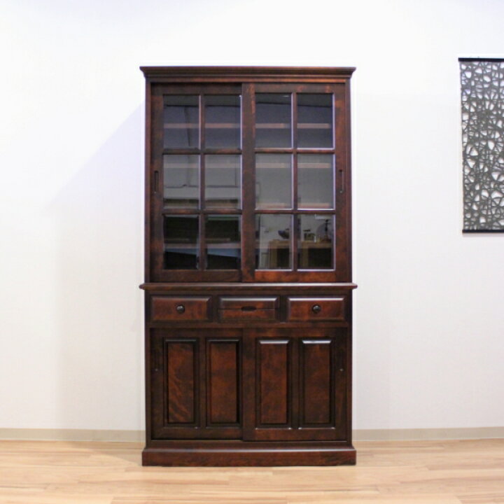 楽天市場】上質な北海道産の重厚な深みのある伝統の民芸家具スライド式  