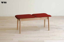 天然木レッドオーク無垢材フレームダイニングベンチ貼り地カスタムオーダーできます木製椅子ソフトレザー国産・日本製・北欧モダン・食卓椅子・布張りエコ仕様