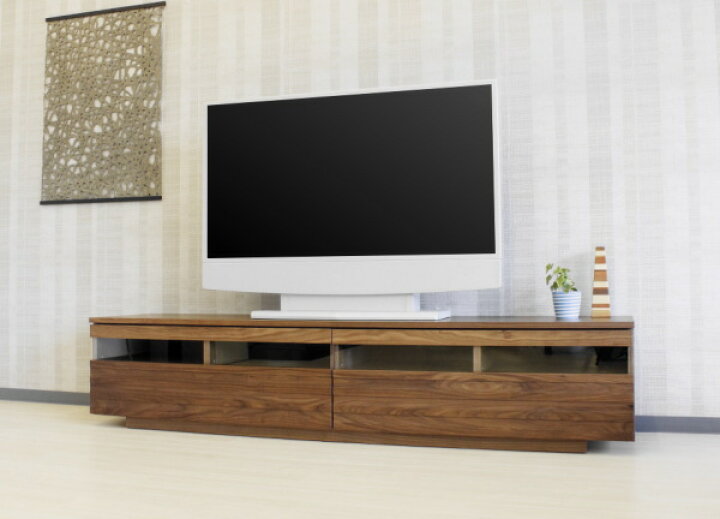楽天市場】天然木ウォールナット無垢材使用の国産テレビボードテレビ台 