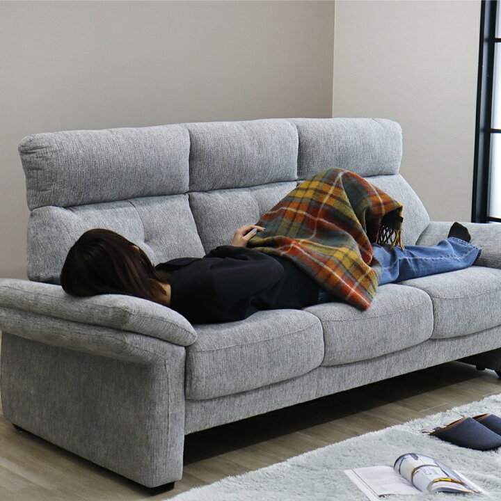 楽天市場】ソファー 3人掛け 北欧 ソファ 3P SOFA 撥水 ファブリック 