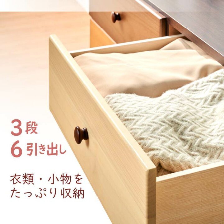 楽天市場】10日迄p5倍＋クーポン◇/国産 カラフル チェスト 120 