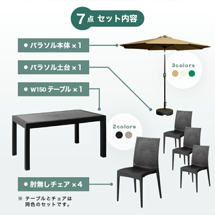 楽天市場】エントリーp10倍＋p5倍19日20時◇ガーデンテーブル チェア 