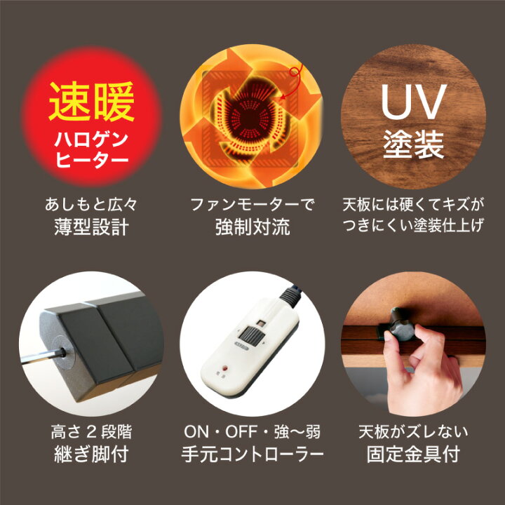 楽天市場】27日迄p5倍＋クーポン◇こたつ テーブル おしゃれ 105 