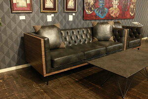 ソファ 3人用 3Pソファ 3pソファ 3人掛け 上質 大人 ヴィンテージ ゆったり ソフトレザー 艶感 ツヤ 高級感 クッション付き さらさら 北欧モダン 肘掛け 背もたれ 社会人 家族 新居 リビング ブ