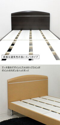 シングルベッドベッドフレームロータイプベッドすのこマットレス付き