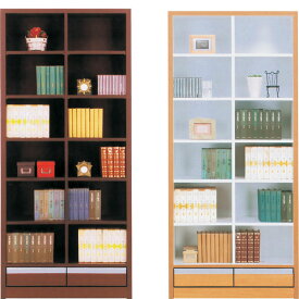 国産 本棚 書棚 キャビネット おしゃれ 飾り棚 ブックシェルフ 完成品 木製 幅83cm 引き出し付き フリーボード 人気 安い おすすめ 送料無料