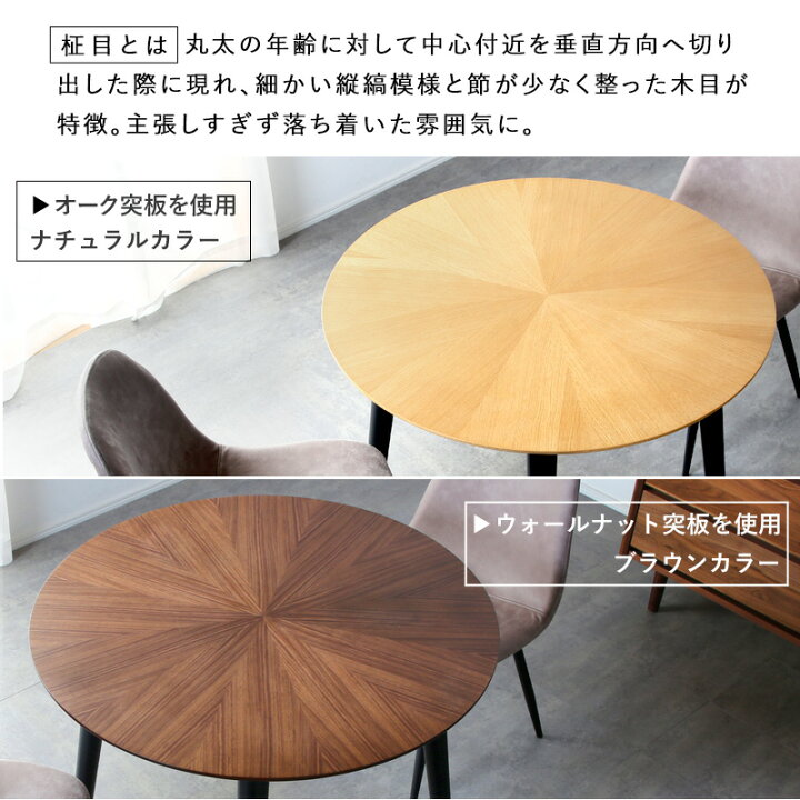 楽天市場】7%クーポン4/12まで☆ ダイニングセット 3点セット 丸 