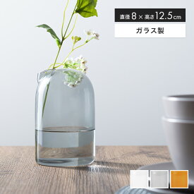 【クーポンで13％OFF！3/6 00:00~23:59限定！】フラワーベース ガラスベース 花瓶 一輪挿し コンパクト ミニ かわいい 可愛い 小さい 花器 リビング ダイニング 卓上 玄関 贈り物 誕生日 プレゼント ギフト お祝い 記念日 母の日 幅8 ガラス製 生花