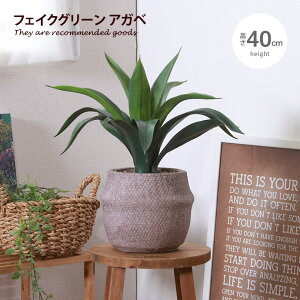 【クーポンで15%OFF! 10/26 0:00~10/27 9:59まで★】観葉植物 雑貨 インテリア フェイクグリーン アガベ インテリアグリーン グリーン 人気 新生活 ポット セメントポット 鉢 植木鉢 グリーンポッ