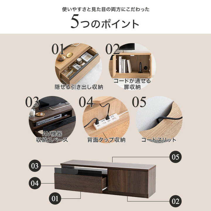 楽天市場】Connie コニー テレビ台 TV台 テレビボード TVボード 