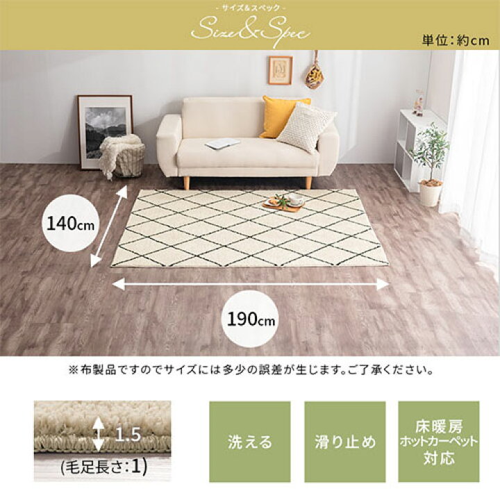 新品未使用 ベニワレン ラグ用滑止シート付きインテリアエッセンス購入 