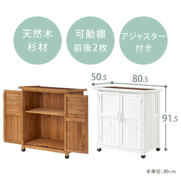 楽天市場】屋外収納 倉庫 物置 ガーデニング 収納 棚 エクステリア 