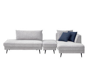 カウチソファ コーナーソファー 組み替え可能ソファ 2点セット 3点セット スツール ソファー ファブリック 撥水 ソファ 三人掛け 3人がけ ファミリー ハロール【大型商品】