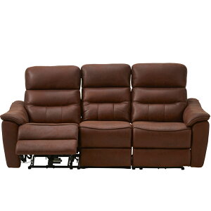 【開梱設置無料】 電動リクライニング3人がけソファ ソファ ソファー 電動ソファ 幅188cm USBポート テーブル レザー風 レザーファブリック 3人掛け 4人掛け サイドテーブル アンティーク ブラ