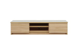 木目とセラミック調のツートンカラー140幅テレビ台 ローボード 幅140 完成品 日本製 大川家具 北欧 テレビボード メラミン 収納 テレビラック TV台 木製 かわいい 木目 石目調 おしゃれ ツート