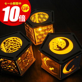 ★エントリーでP10倍★LEDキャンドルホルダー 木製 3色×3種から選べる ネコ 猫 組子風 木製 日本製 おしゃれ レーザー加工雑貨 手作りキット ハンドメイド ハンドメイドキット おうち時間 オブジェ プレゼント 収納 かわいい キャンドルホルダー002