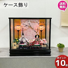 【7/19~ポイント大増量&クーポン】 雛人形 コンパクト ケース飾り 2人 モダン 小さい ミニ かわいい おしゃれ 桃の節句 女の子 赤ちゃん 送料無料 26907