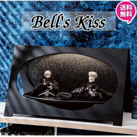 【ポイント10倍以上】 雛人形 鈴木晃隆作 ゴシック ベルズキス BELL'S KISS SERIES コンパクト 親王飾り 小三五親王揃 LED照明付屏風 親王飾り 平安豊久 HNH-HJ-048