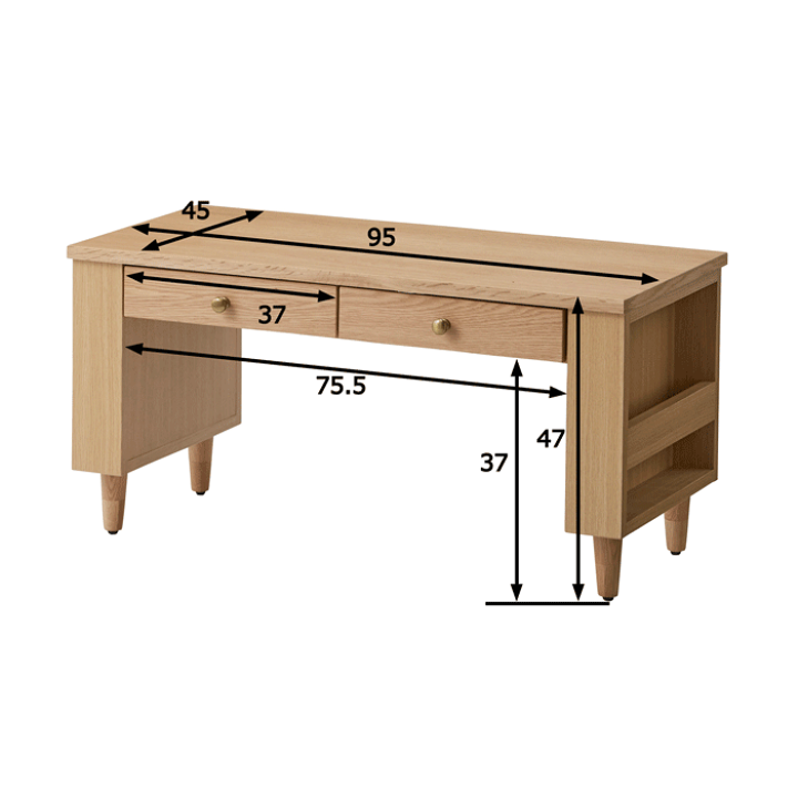 楽天市場】【20日は15％OFF】テーブル センターテーブル 95 WNT OAK