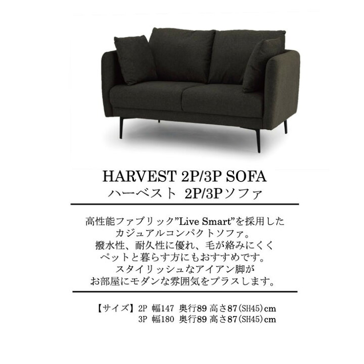 楽天市場】【SS ﾎﾟｲﾝﾄ5倍+10％ｵﾌｸｰﾎﾟﾝ】コンパクトソファ 2人掛け 高 