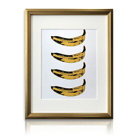 【送料無料】 アートパネル Andy Warhol アンディ・ウォーホル Banana 1966 x 4 バナナ 玄関 アートポスター おしゃれ ポップ ポップアート ファイン・アート ニューヨーク 絵画 インテリア 壁掛け 寝室 リビング ギフト 新築祝い 新生活 送料無料 ssx