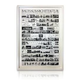 【送料無料】 アートパネル Bauhaus バウハウス Architektur 1919-1933 玄関 アートポスター おしゃれ デザイン スタイリッシュ ドイツ バウハウス様式 芸術 建築家 絵画 インテリア 壁掛け 寝室 リビング ギフト 新築祝い 新生活 送料無料 ssx