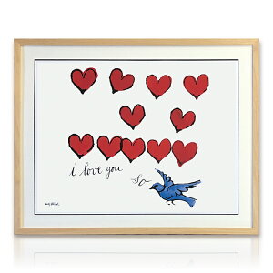 yz A[gpl Andy Warhol AfBEEH[z I LOVE YOU SO, C. 1958 (M-size) EH[z _  A[gt[  G z t[t CeA Ǌ| Q r