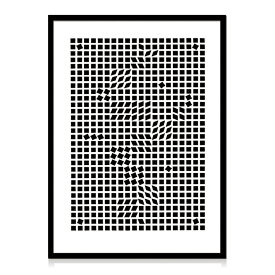 【送料無料】 アートパネル Victor Vasarely ヴィクトル・ヴァザルリ Tinko,1955 ヴィクトル ヴァザルリ モダン 玄関 アートフレーム おしゃれ 絵画 額入り フレーム付き インテリア 壁掛け 寝室 リビング ギフト プレゼント 新生活 送料無料 ssx