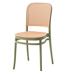 スタッキングチェア ラタン調 チェアー 椅子 チェア 北欧風 おしゃれ ガーデン 庭 かわいい グレイスチェア 積み重ね スタッキング 黒 白 緑 赤 単品 コンパクト カフェ風