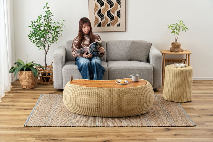 楽天市場】リビングテーブル 曲線 シルエット 家具 美しい 
