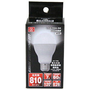 LED������ 7W SK11 LDA-7DH-SK 2017�N�x�ȃG�l�@�ڕW��l�B���i�ł�(�G�l���M�[�������122.6lm/W)�BLED�������B BFJ1038943