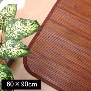 【期間限定 P2倍】玄関マット 室内 竹マット 60 90 天然素材 60×90 無地 細ひご おしゃれ 夏用 60×90cm 小さめ ミニ エントランスマット 高級感 滑り止め 店舗 90×60 バンブー アジアン 和風 和モダ