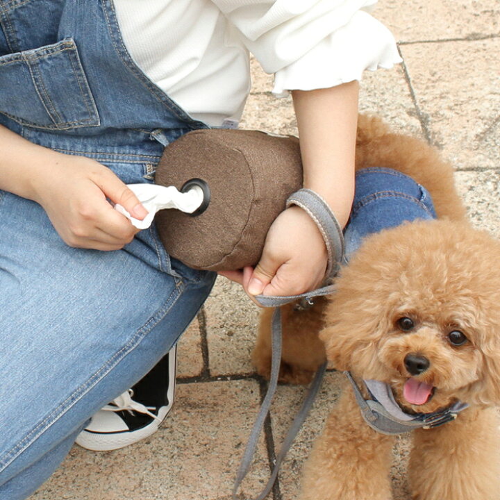 楽天市場 ペット用 ロールペーパー収納ポーチ お散歩ポーチ お散歩 ポーチ トイレットペーパー ペット ペット用 トイレ 犬用 猫用 安全 安心 Pallypallypet パリーパリー 家具ドキッ