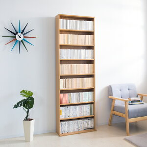 【期間限定 P2倍】文庫書棚 薄型 幅60cm 奥行17cm 文庫ラック コミック収納 CD収納 DVD収納 隙間収納 スリムラック 壁面収納 壁面本棚 壁面書棚 棚 漫画 本棚 子供部屋 廊下 薄型 スリム 大容量 木
