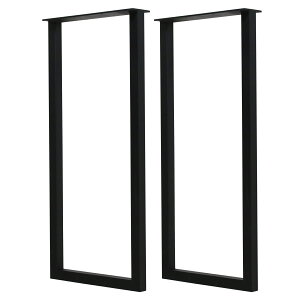 テーブル 脚 パーツ 高さ91cm 2脚セット カウンター HCL-90 アイアンレッグ テーブル脚 鉄 脚のみ 黒 ブラック 鉄脚 アンティーク おしゃれ 自作 2脚セット アイアン 脚 スチール脚 カウンターテ
