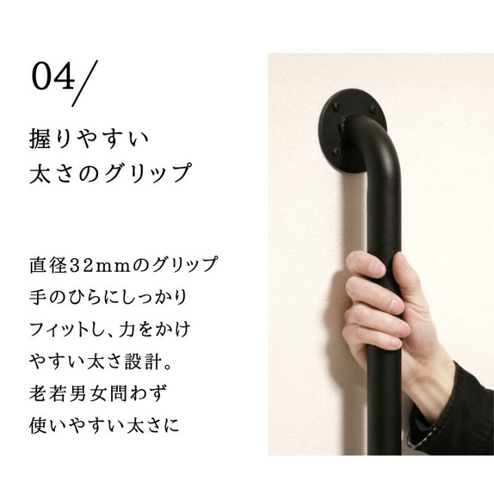 楽天市場】手すり アイアン ドアハンドル アイアンパーツ ハンガーバー 