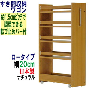 隙間収納 ワゴン 幅20 奥行55 高さ90 キャスター付き キッチンワゴン キッチン収納 薄型 スリム すきま収納 すき間ワゴン キッチンストッカー 収納庫 冷蔵庫横 サニタリー ランドリー トイレ