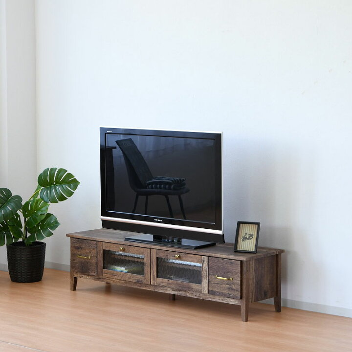 楽天市場】アンティーク調 テレビ台 ローボード テレビボード 150cm  