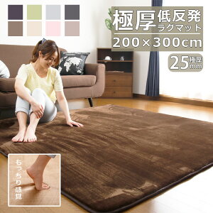 �y�y�V�X�[�p�[SALE 5��off�N�[�|���z�z���z ���O �ᔽ�� �Ɍ�25mm 200×300cm ���� ����~�� ���O�}�b�g �J�[�y�b�g �z�b�g�J�[�y�b�g�Ή� ���r���O �I�[���V�[�Y�� �k�� ���_�� �h���}�b�g ���� 