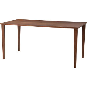 ダイニングテーブル テーブル ダイニング 幕板無し 無垢材 天然木 日本製 国産 made-in-japan ウォールナット 木製 シンプル 横幅150cm ブラウン おしゃれ 法人様宛(個人様