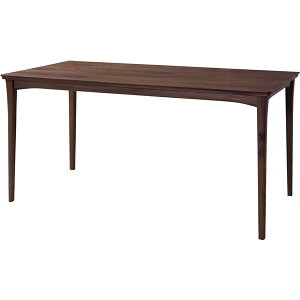 ダイニングテーブル テーブル ダイニング 無垢材 天然木 日本製 国産 made-in-japan ウォールナット 木製 シンプル 横幅150cm ブラウン おしゃれ 法人様宛(個人様でも屋号/店