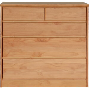 New Cooper FS ニュークーパーFS チェスト85-4 4段5杯引き 整理ダンス シンプル 天然木 アルダー無垢材 F☆☆☆☆仕様 長引出しスライドレール 小引出しストッパー付 日本製