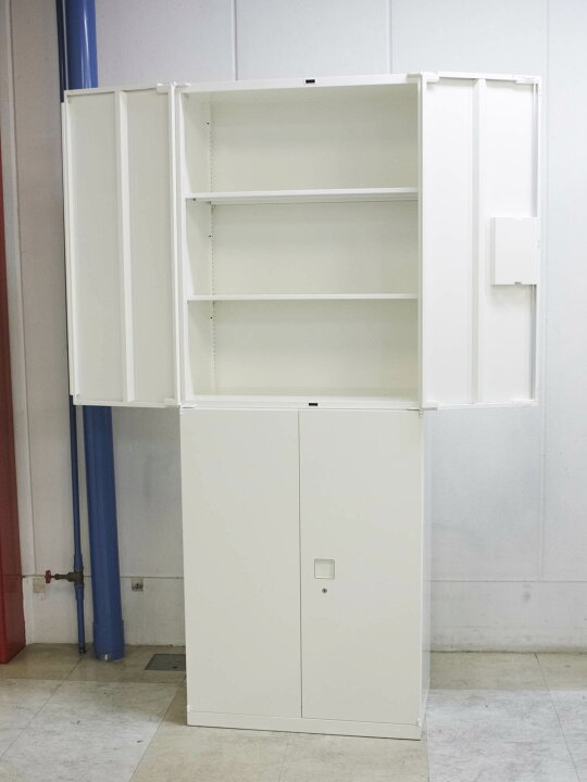 楽天市場】上下書庫セット オカムラ(OKAMURA)製 W800xD450xH2150 
