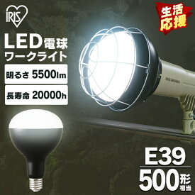 LED電球 投光器用 5500lm LDR44D-H-E39-E LED電球 LEDライト ライト 灯り LED投光器 投光器 作業灯 昼光色 E39 作業現場 工事現場 アイリスオーヤマ 一人暮らし