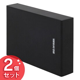 【2個セット】テレビ録画用 外付けハードディスク 3TB HD-IR3-V1 ブラック ハードディスク HDD 外付け テレビ 録画用 録画 縦置き 横置き 静音 コンパクト シンプル LUCA ルカ レコーダー USB 連動 アイリスオーヤマ