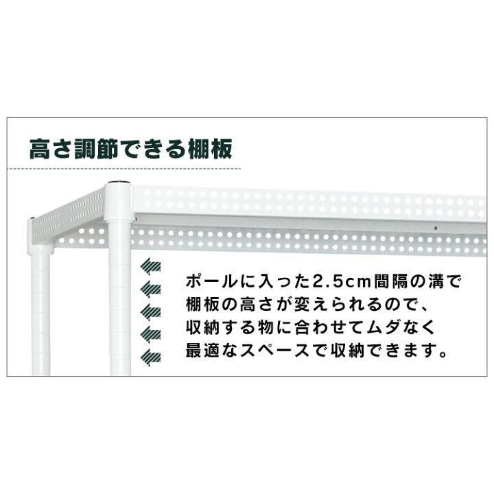 楽天市場】スチールラック 幅120 5段 アイリスオーヤマ カラー 