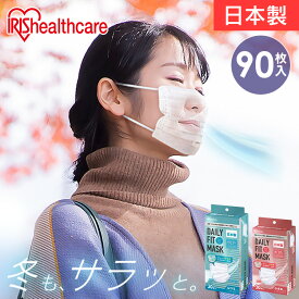 マスク 不織布 日本製 アイリスオーヤマ 【3個セット】デイリーフィットマスク ナノエアーフィルタープラス 30枚入 PN−DNI30 ふつうサイズ 小さめサイズ アイリスオーヤマ マスク ふつう 小さめ 日本製 やわらかアイリスオーヤマ