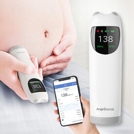 ◇最大P18倍！10日限定◇胎児超音波心音計 エンジェルサウンズ グレー sh-fd20-gyAngelSounds 心音計 胎児超音波心音計 心音 超音波 聴診器 胎児 赤ちゃん 妊娠 妊婦 乾電池式 スマホアプリ保存 ギフト お祝い 医療機器認証 株式会社ちゃいなび