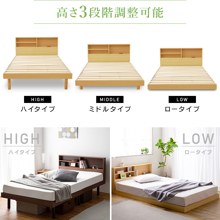 楽天市場】【10日・15日 最大P24倍】ベッド ダブル すのこベッド 