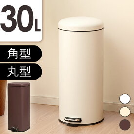 ゴミ箱 おしゃれ ふた付き スリム ゴミ箱 ごみ箱 おしゃれ ふた付き ペダル ペール ごみばこ ペダル式ゴミ箱 ダストボックス ゴミ箱 袋 見えない 丸型 角型 30L AFB-C30 AFB-S30 お洒落 オシャレ ペダル式 丸 30L ふた付き ガスダンパー スタイリッシュ [2603SE]